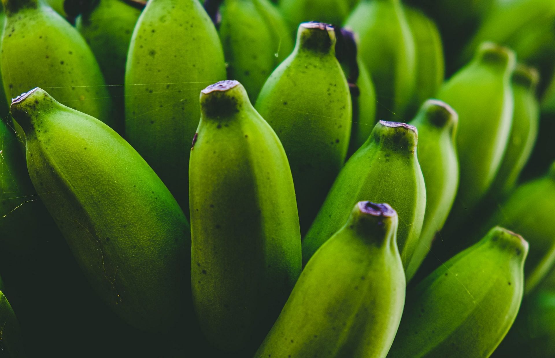 Green Bananas are rich in resistant starch (Image via Unsplash/Daniele Franchi)