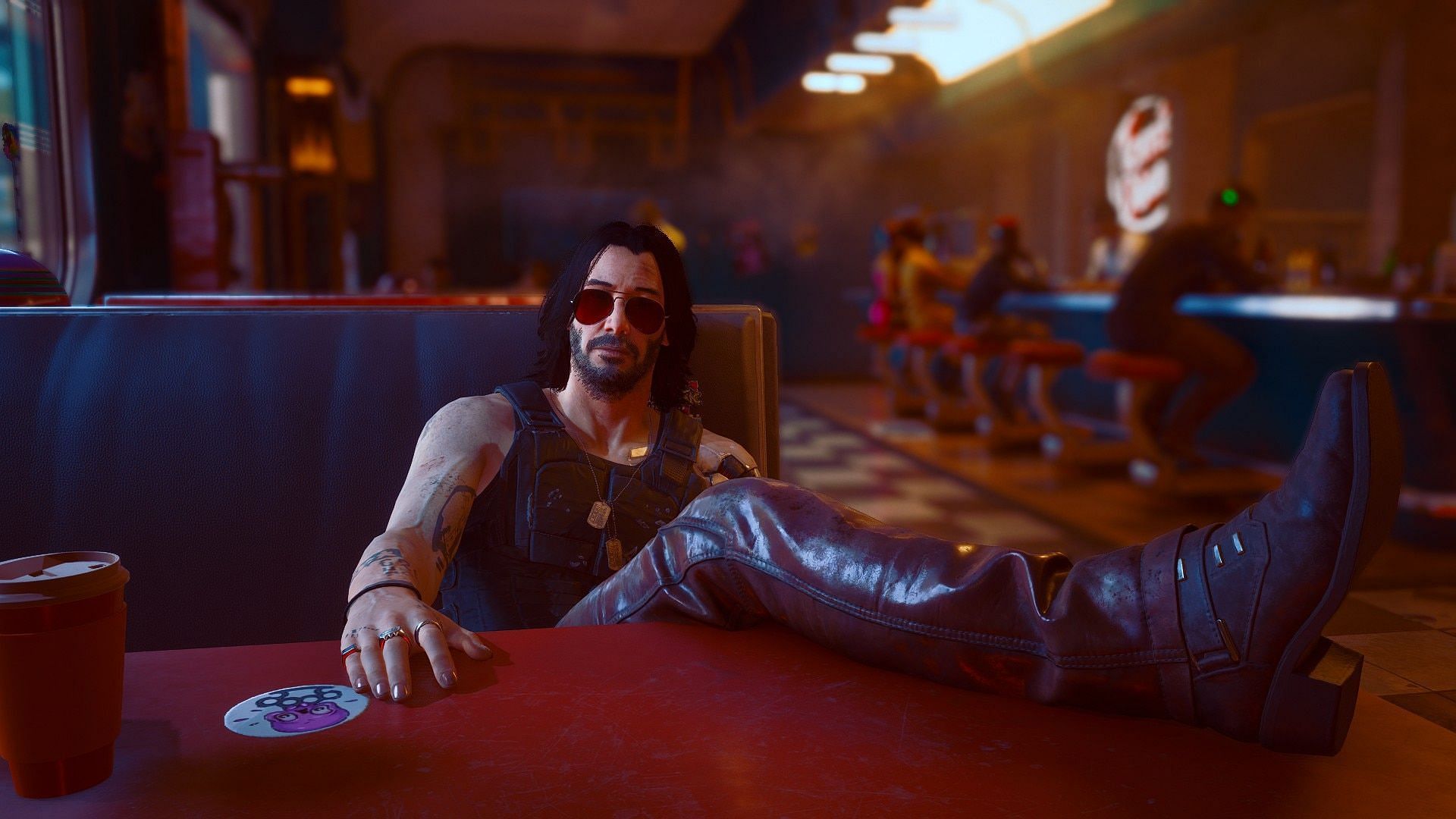 Johnny Silverhand in Cyberpunk 2077 (Image via CDPR)