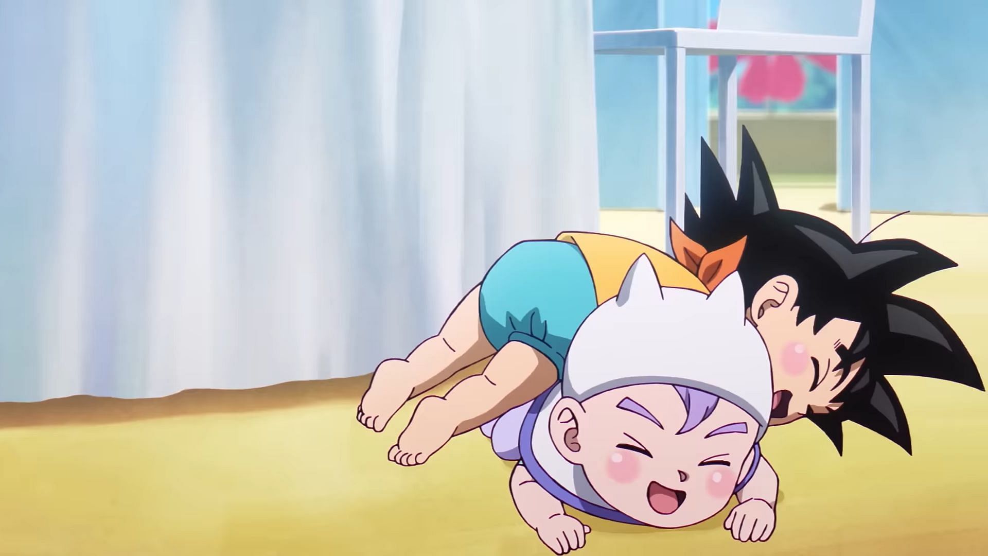 Goten and Trunks as seen in Dragon Ball DAIMA (Image via Toei Animation)