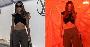 "My hottest friend" - Barcelona star's wife reacts as Robert Lewandowski's partner Anna stuns in Louis Vuitton fit
