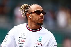 George Russell, Lando Norris, and Alex Albon taunt “greedy” Lewis Hamilton in a parodic way for wanting more than 7 F1 titles