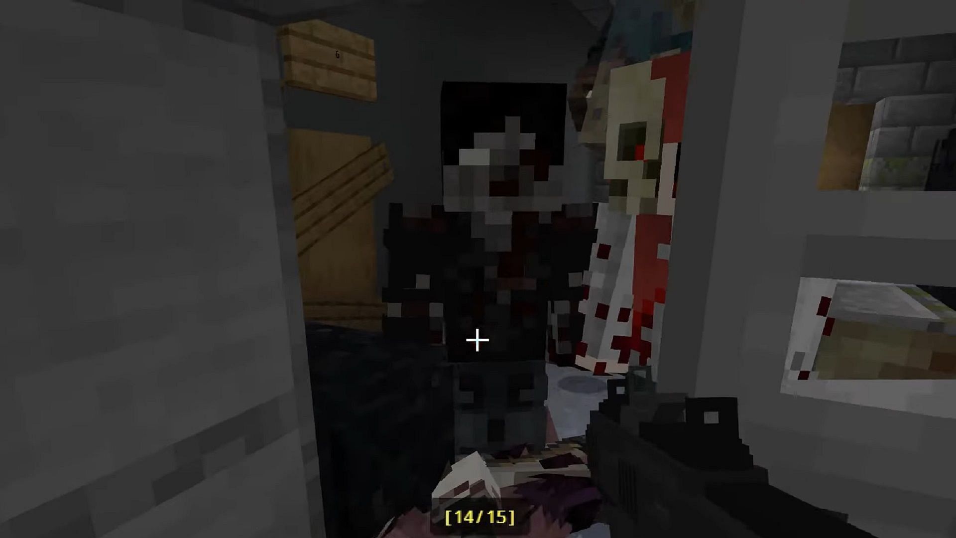 True Survival - Zombie Apocalypse makes survival gameplay incredibly intense in Minecraft (Image via Four Worlds Studios/YouTube)