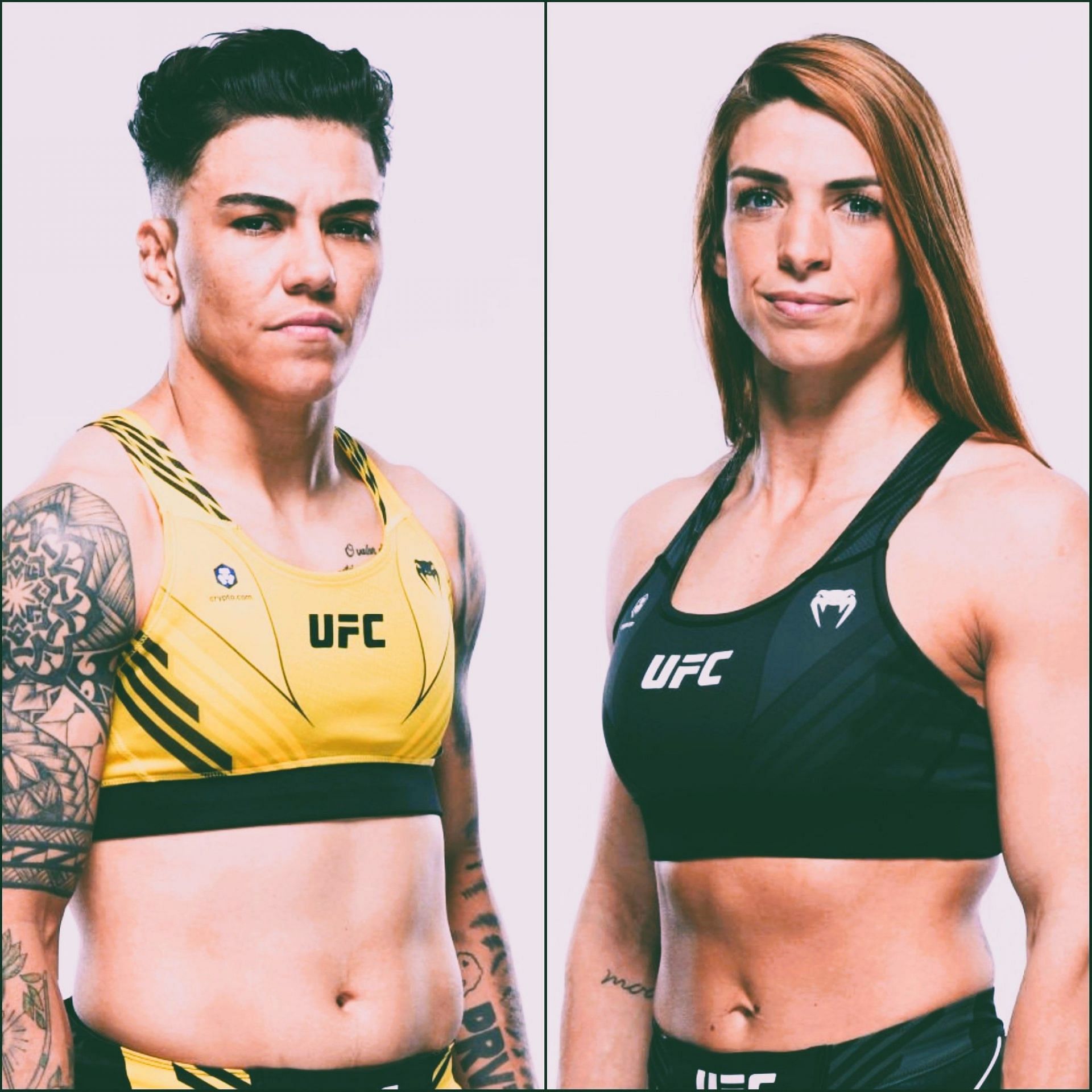 Jessica Andrade vs. Mackenzie Dern [Image via @BigMarcel24 on Twitter]