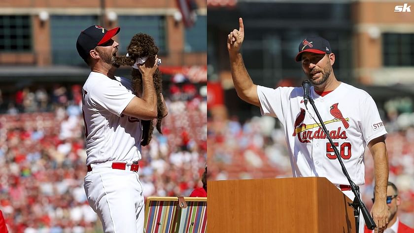 Adam Wainwright promised his kids a puppy when he retired