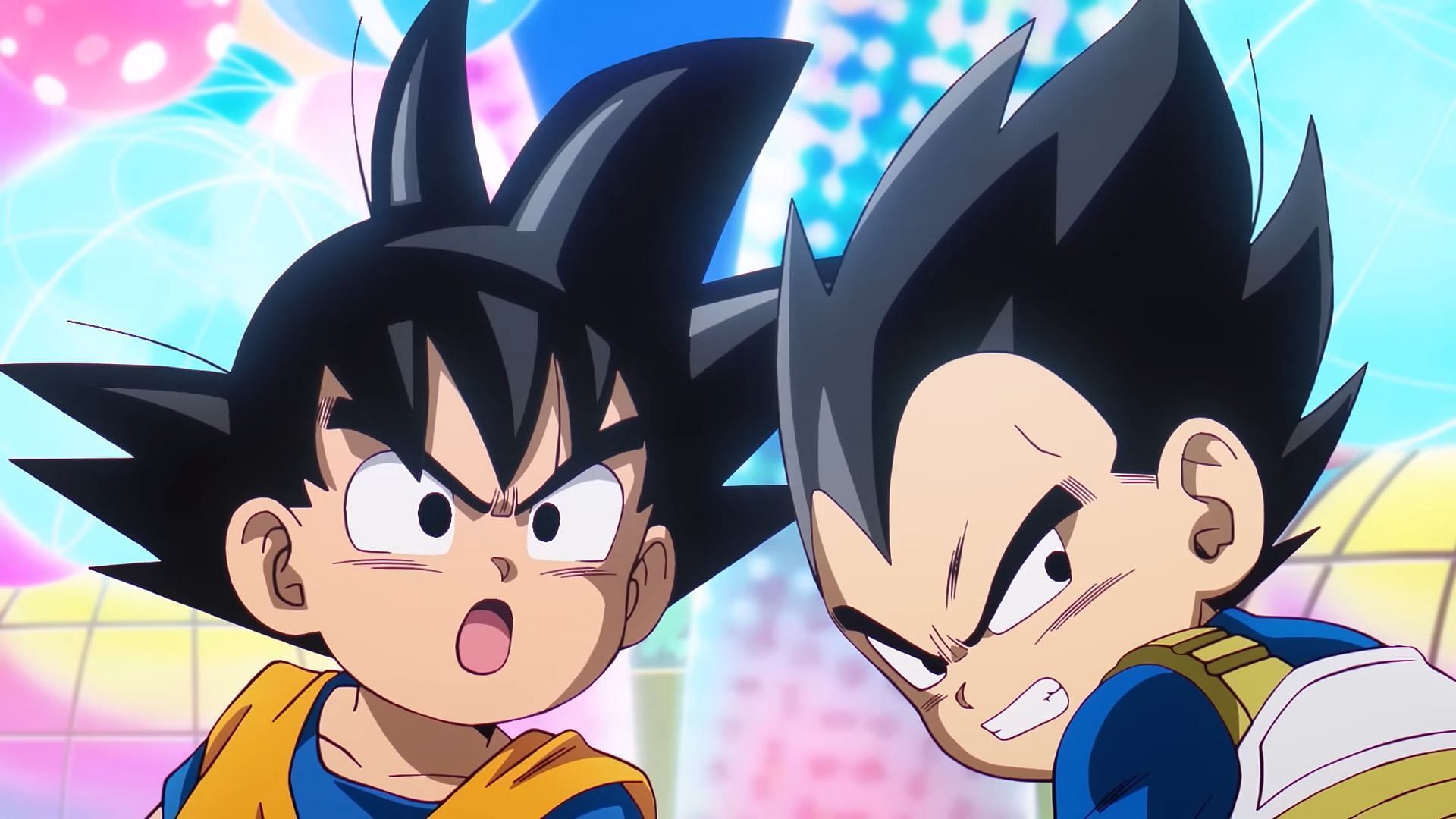 Goku and Vegeta as seen in the new anime&#039;s teaser (Image via Toei Animation)