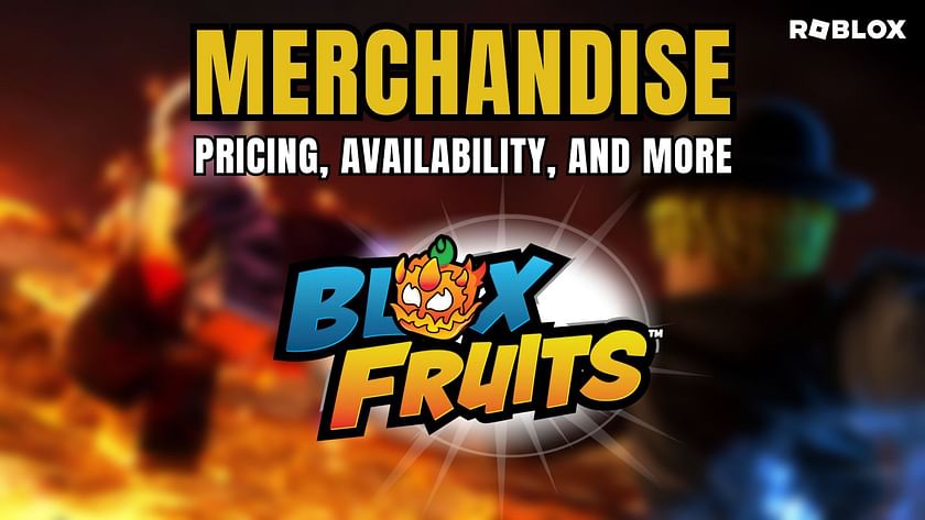 Roblox Blox Fruits merchandise: Pricing, availability, and more