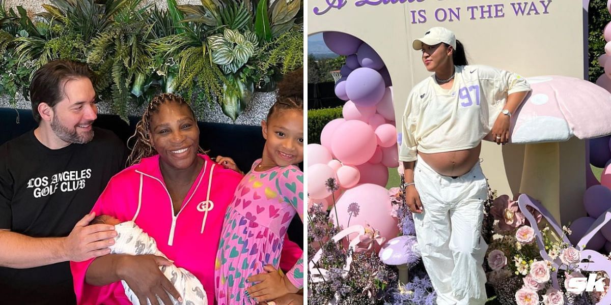 Serena Williams and Naomi Osaka became mothers in 2023