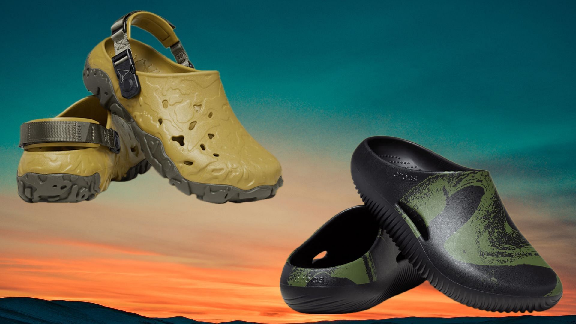 Crocs x ROA footwear pack (Image via Crocs)