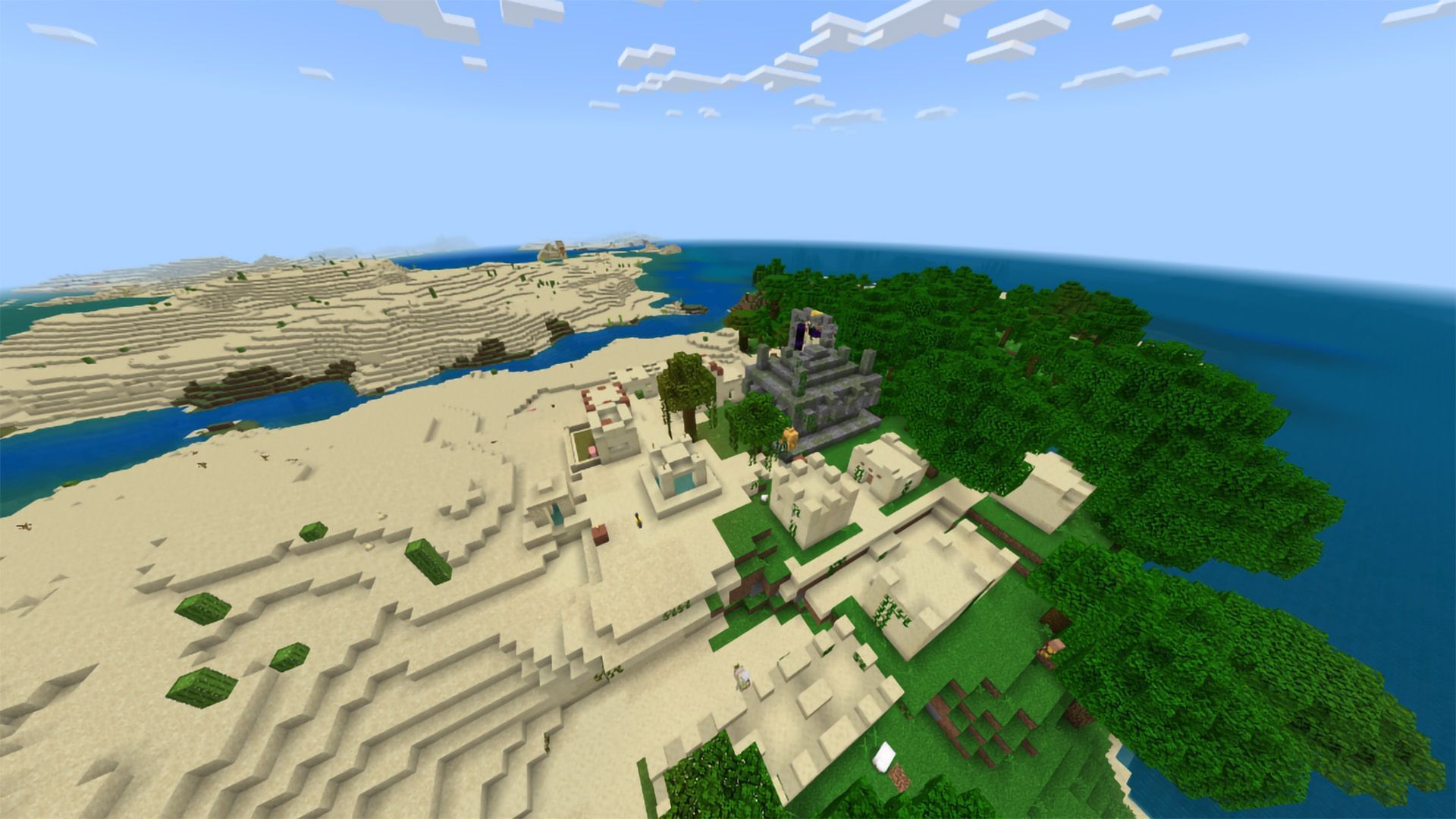 The quadruple treat in Minecraft (Image via Mojang)