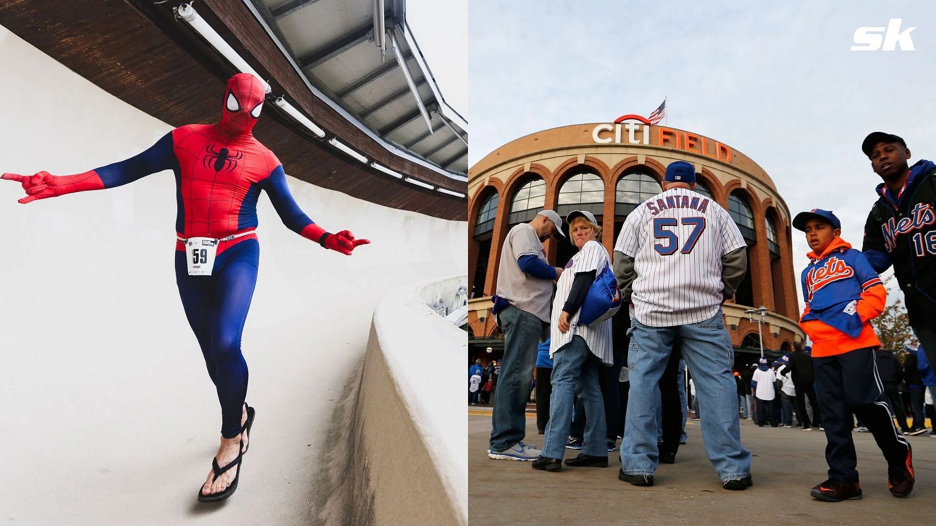 Spider-Man &amp; New York Mets Fans - Citi Field