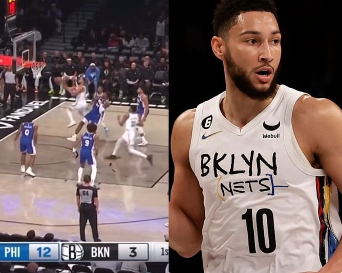 Watch: Ben Simmons splits the defense and hits tough shot over former team Sixers