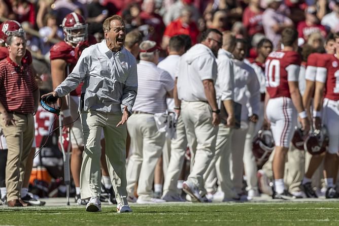Nick Saban's daughter Kristen Saban flaunts her custom buttons collection for Alabama's Week 8 showdown: "Just in time for Tennessee hate week"