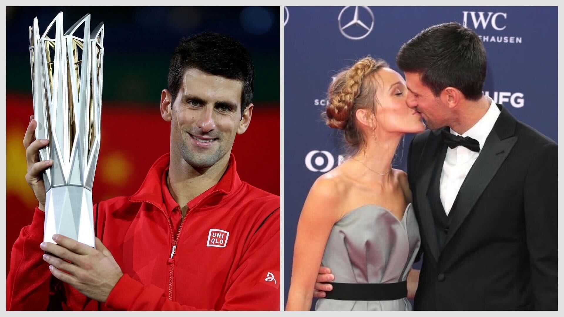 Novak Djokovic Shanghai Masters 2023 wife Jelena Djokovic