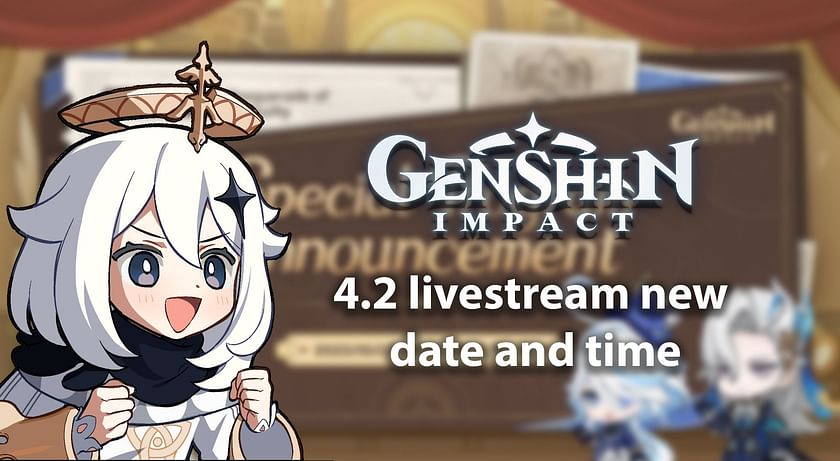 Genshin Impact 4.2 livestream countdown