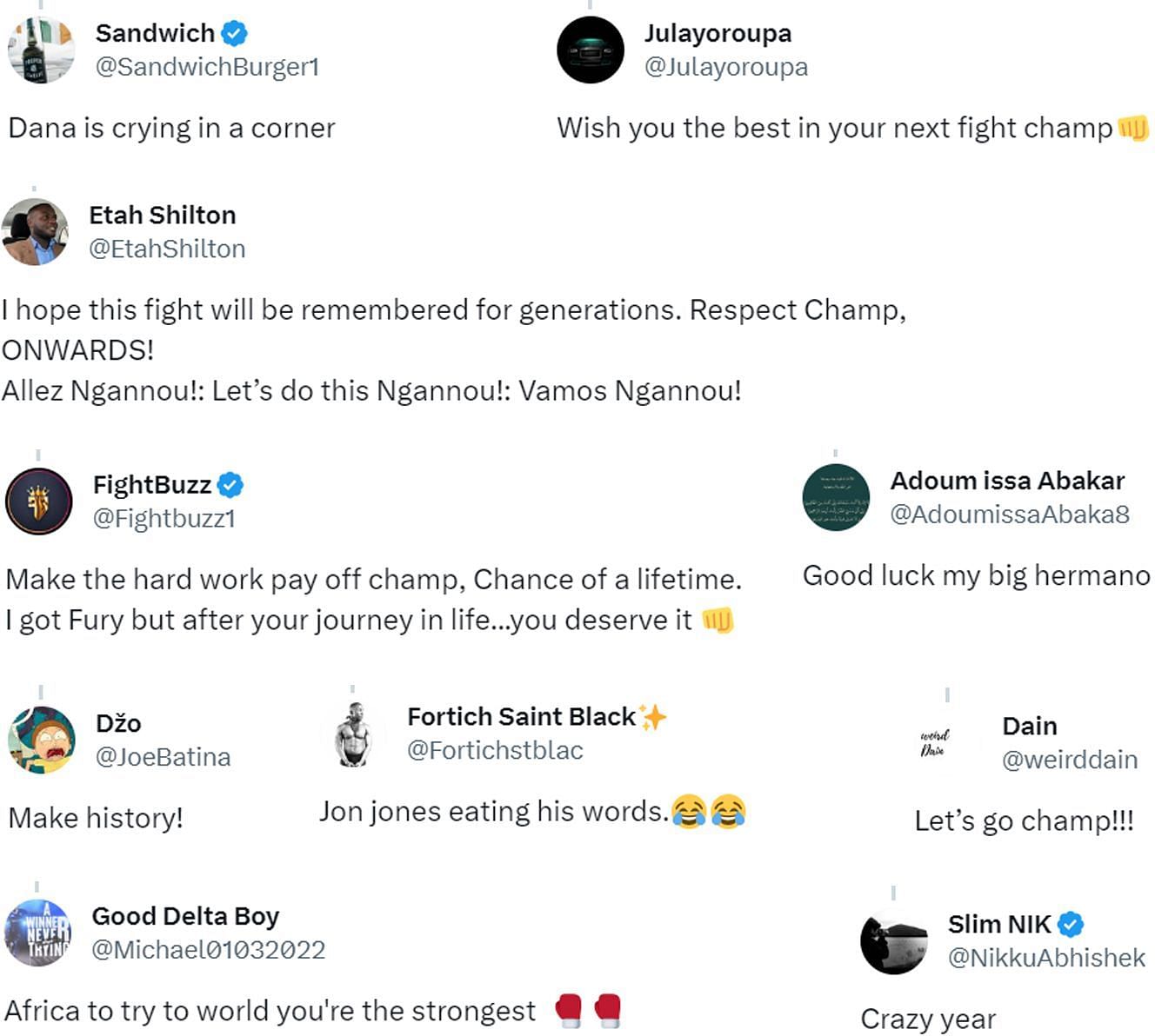 Fan reactions to Francis Ngannou&#039;s new trailer