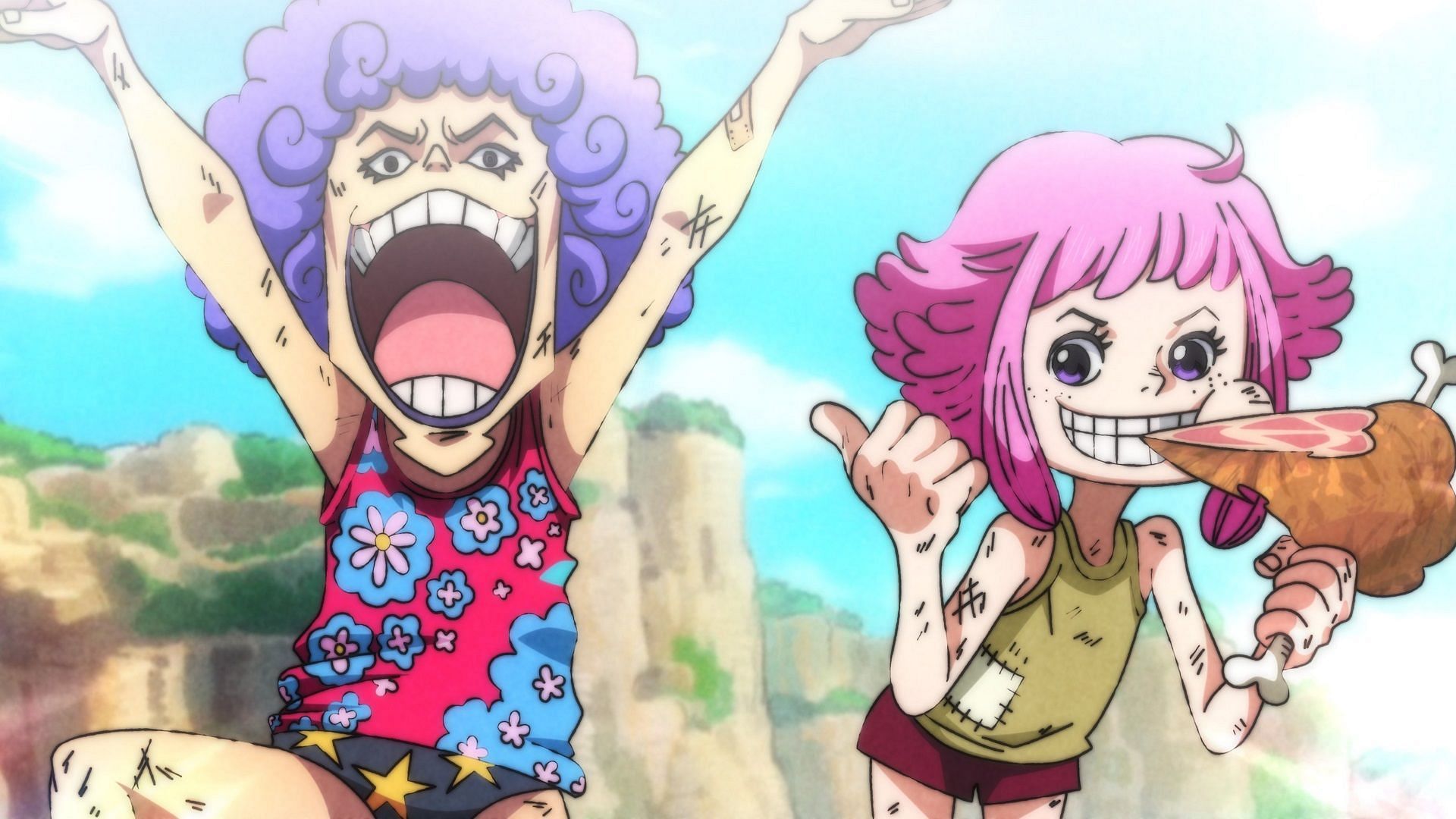 Ivankov and Ginny in God Valley (Image via Shueisha/Colored via JLjarx)