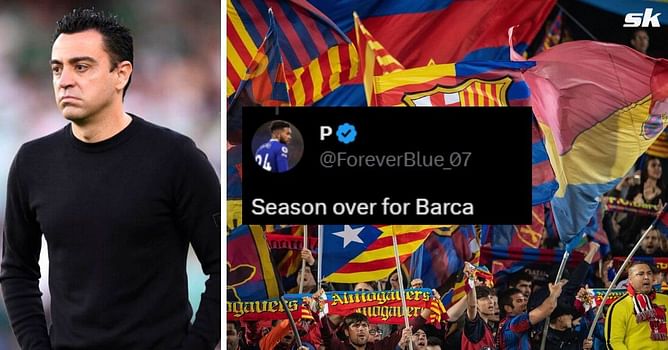 "Season over for Barca", "It's like a curse now" - Barcelona fans react as superstar gets subbed out after picking up knock in UCL fixture