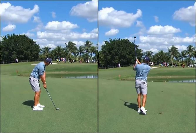 WATCH: Bryson DeChambeau hits a stunning shot with a wedge in the LIV Team Championship, Miami