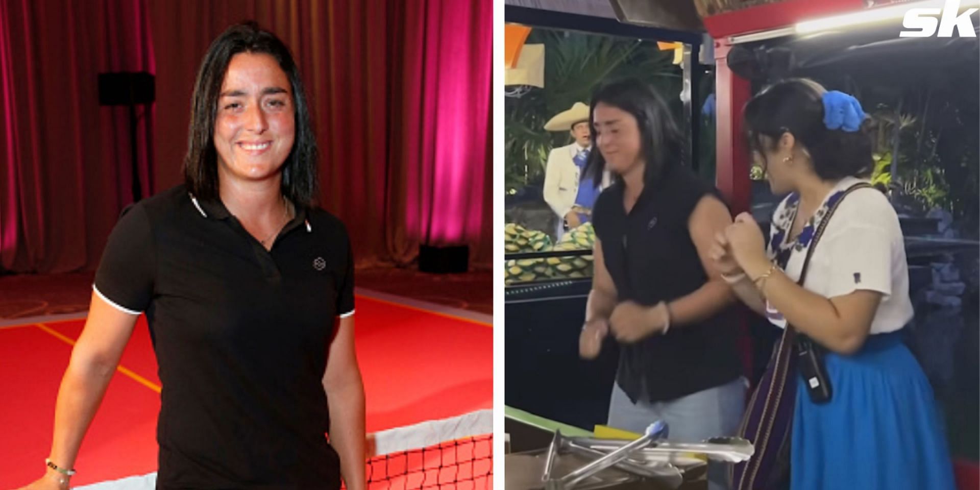 Ons Jabeur enjoys night out in Mexican-themed park, tries her hand at dancing ahead of WTA Finals