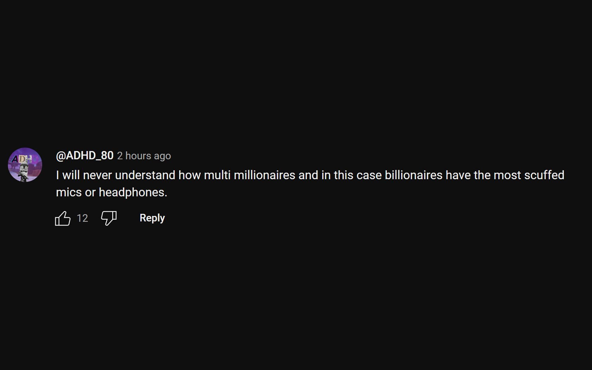 Fans in the YouTube comments section weighing in on the streamer&#039;s clip 2/4 (Image via YouTube)