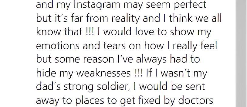 Spears talks about having strength during the difficult phase of her divorce (image via @britneyspears on Instagram)