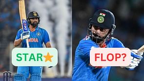 3 players who starred and 2 who flopped for India in the World Cup 2023 match vs Pakistan ft. Rohit Sharma and Virat Kohli