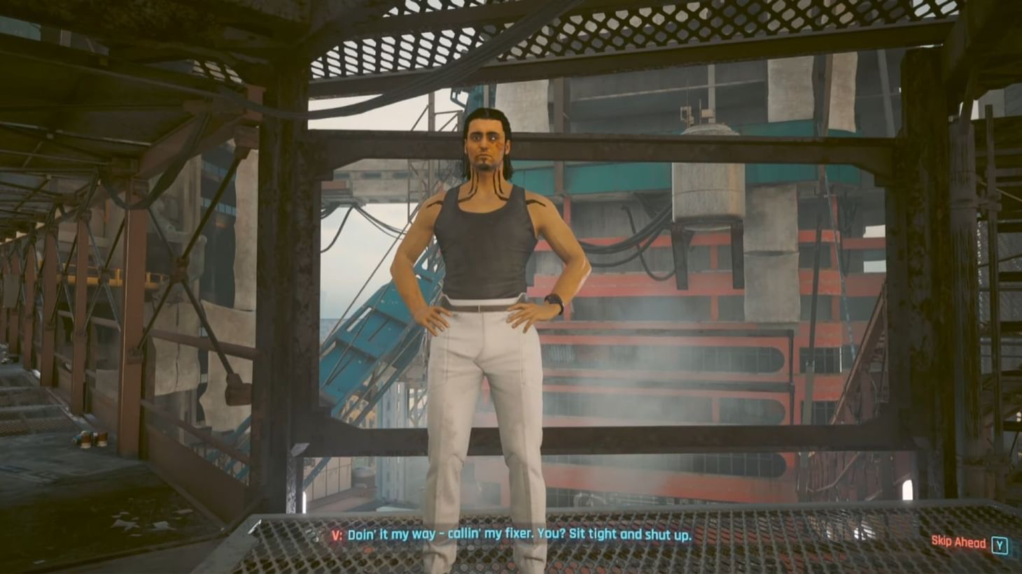 Prototype in the Scraper Cyberpunk 2077 Prototype in the Scraper guide Should you let Hasan go?