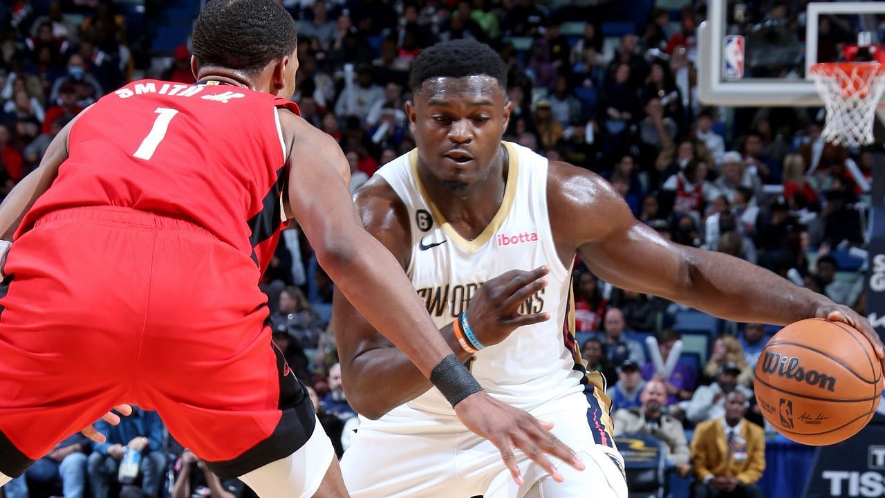 Zion Williamson had an ineffective night against the Houston Rockets on Thursday.