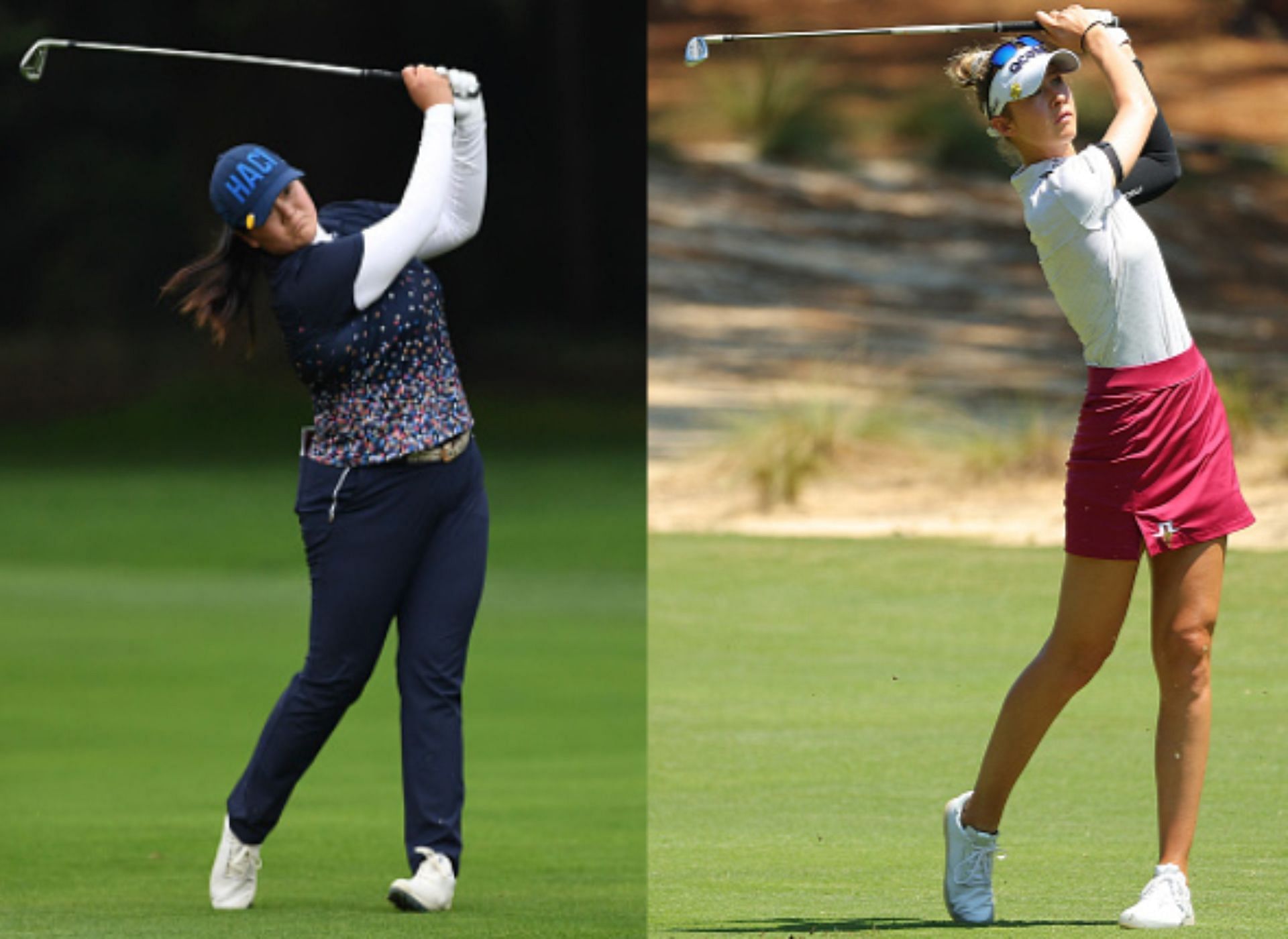 Angel Yin and Nelly Korda will be two of the top stars at the BMW Ladies Championship (Image via Getty).