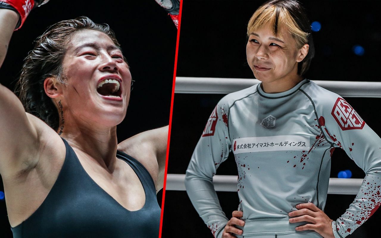 Meng Bo and Ayaka Miura. [Image: ONE Championship]