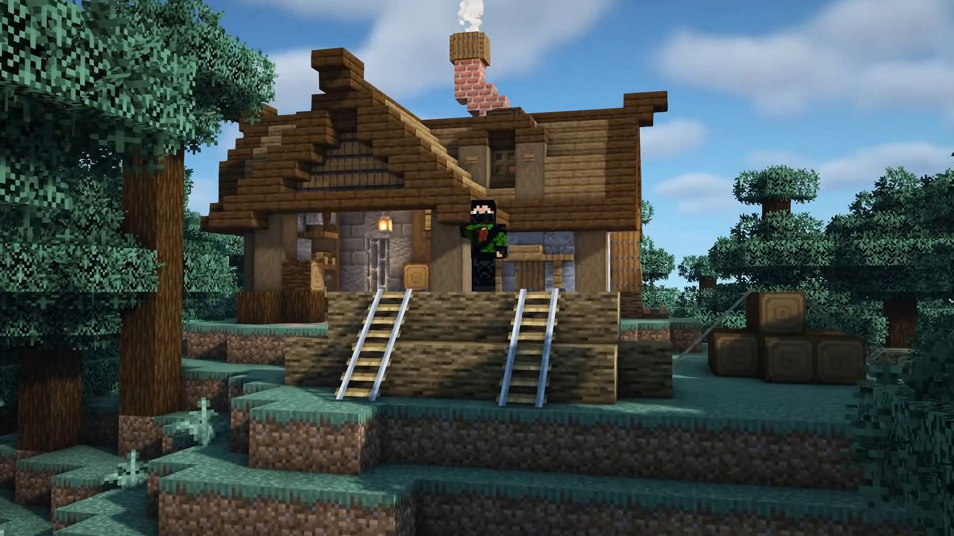 Lumberjack house tutorial (Image via ItsMarloe)