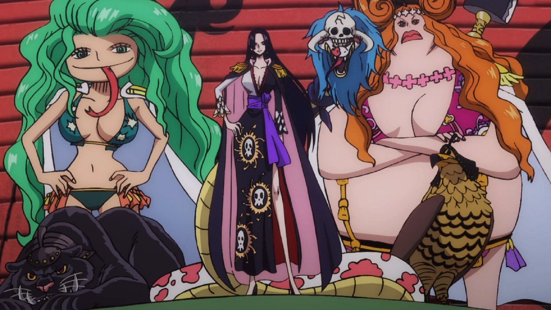 The Gorgon Sisters in One Piece (Image via Toei Animation, One Piece)