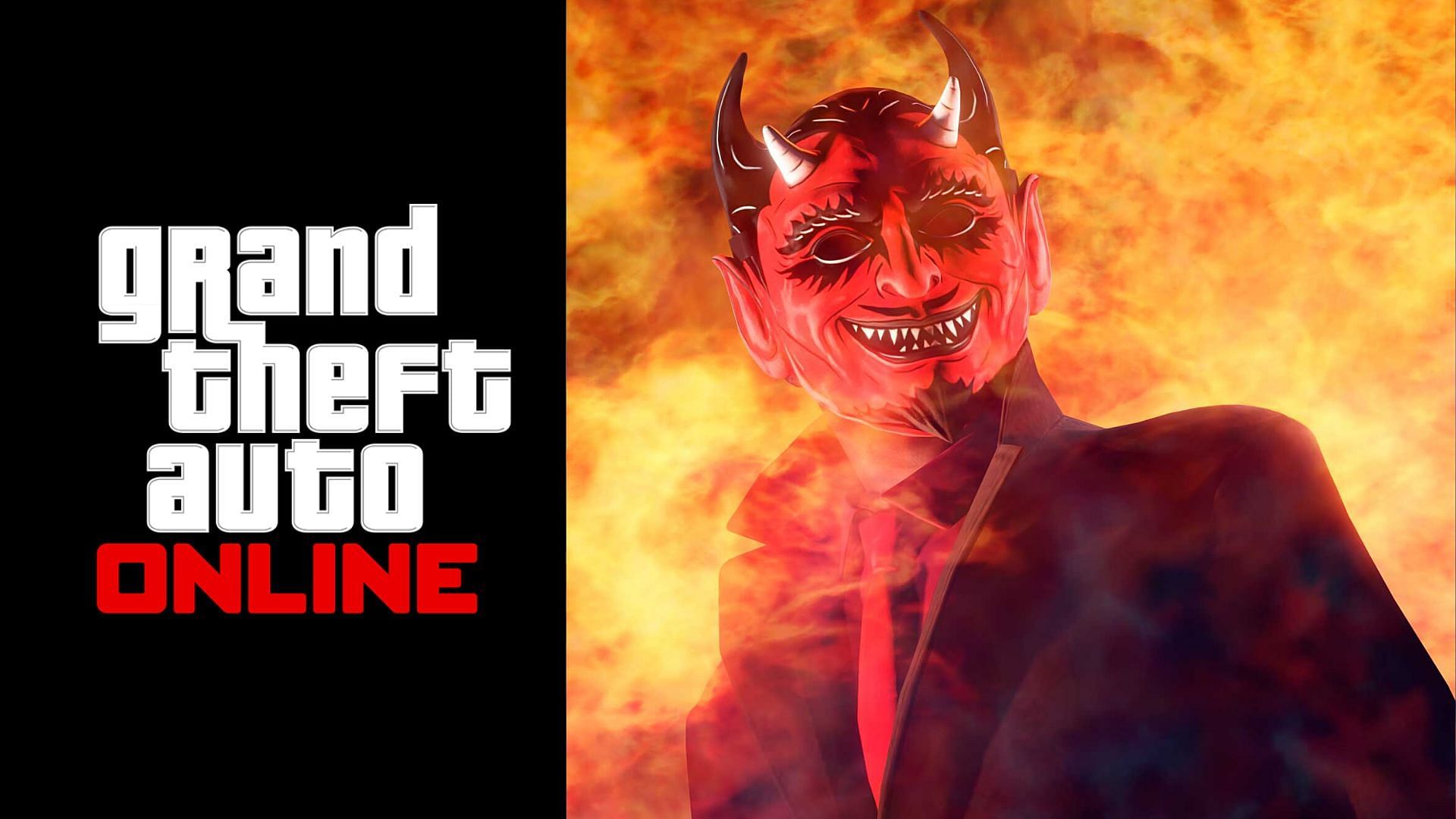 A brief guide to unlock the new Scarlet Vintage Devil Mask in the GTA Online Halloween 2023 event this week (Image via Rockstar Games)