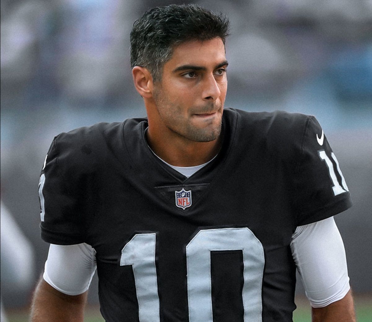 Raiders inews: Unclear if Jimmy Garoppolo plays at Detroit on