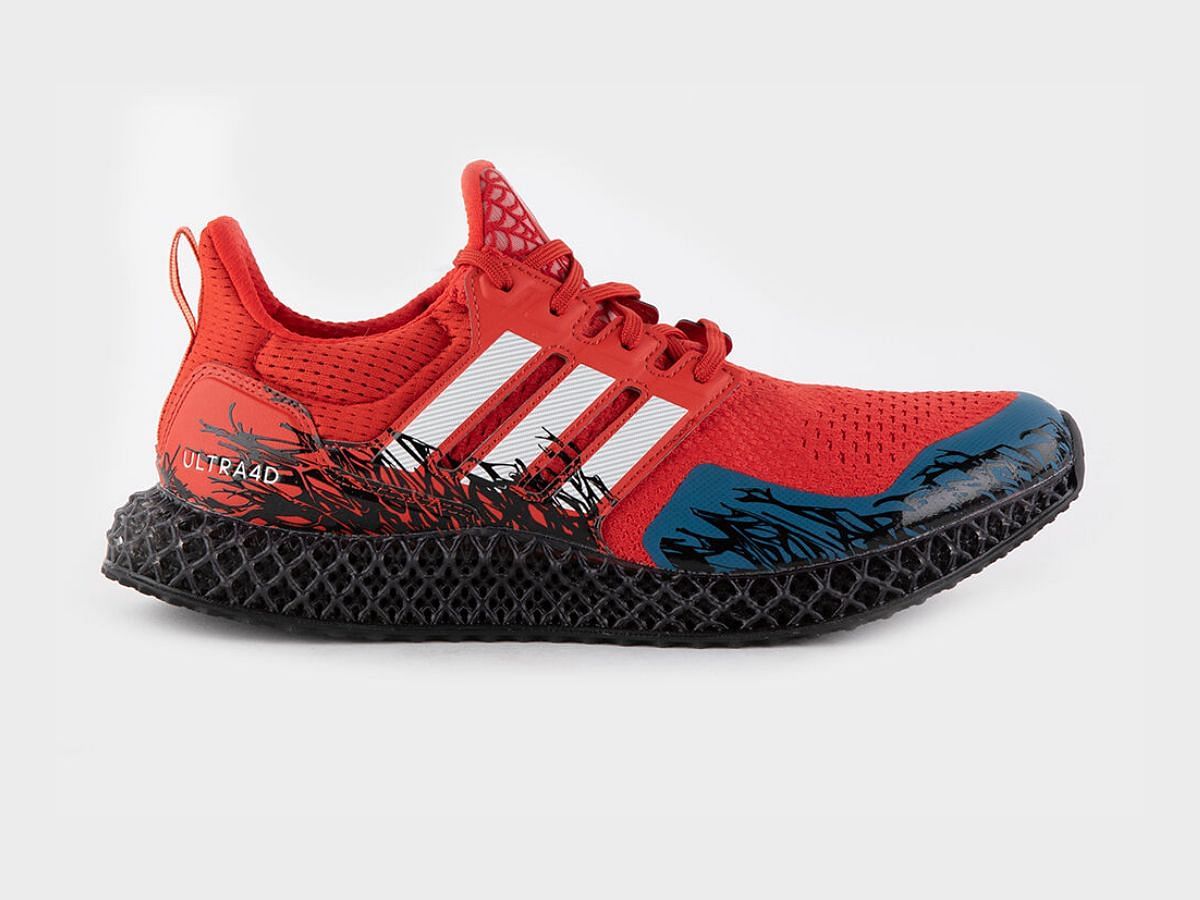 Marvel x Adidas &ldquo;Spider-Man&rdquo; sneakers (Image via Twitter/@IGN)