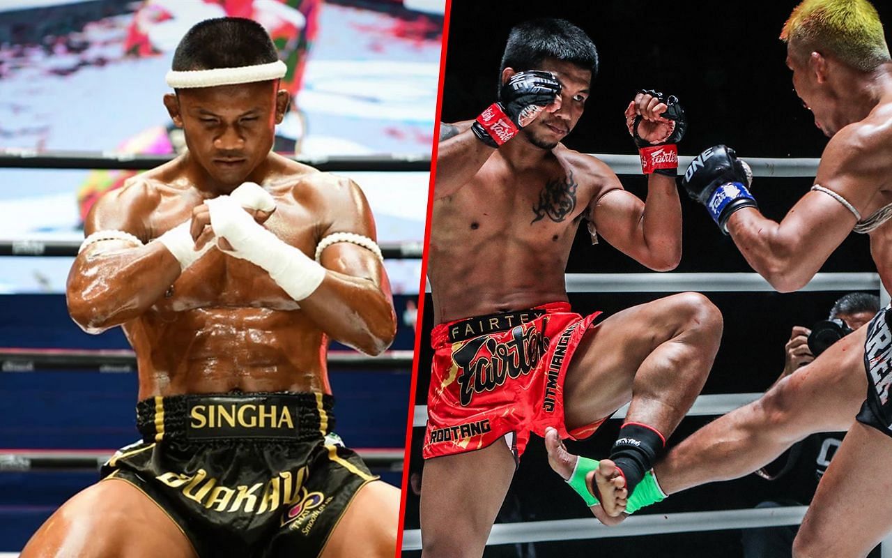 Buakaw (Left) was impressed by what he saw from Rodtang and Superlek (Right)