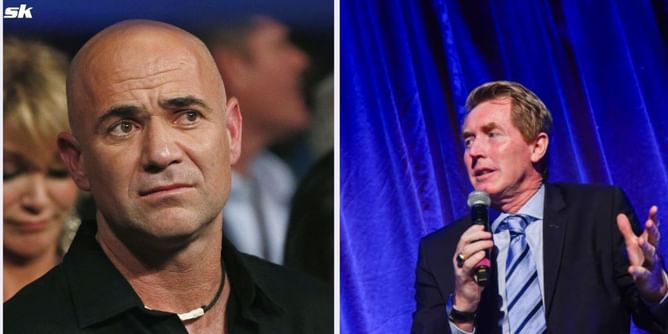 "Stop crying, for crying out loud, he's trying to do a job" - When 18-year-old Andre Agassi slammed Mark Woodforde when Aussie argued with umpire