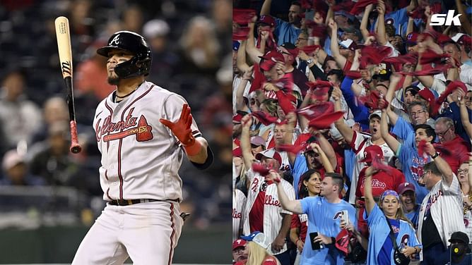 Fans react as Braves infielder Orlando Arcia barks back at Phillies fans - "Dude is RATTLED" "Bad look"