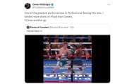 Tweet regarding Mayweather vs. Alvarez