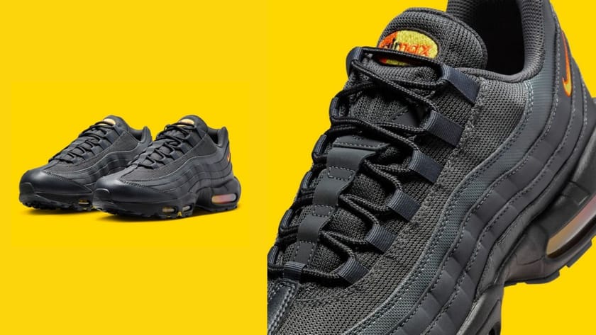 nike air max 95 orange and yellow