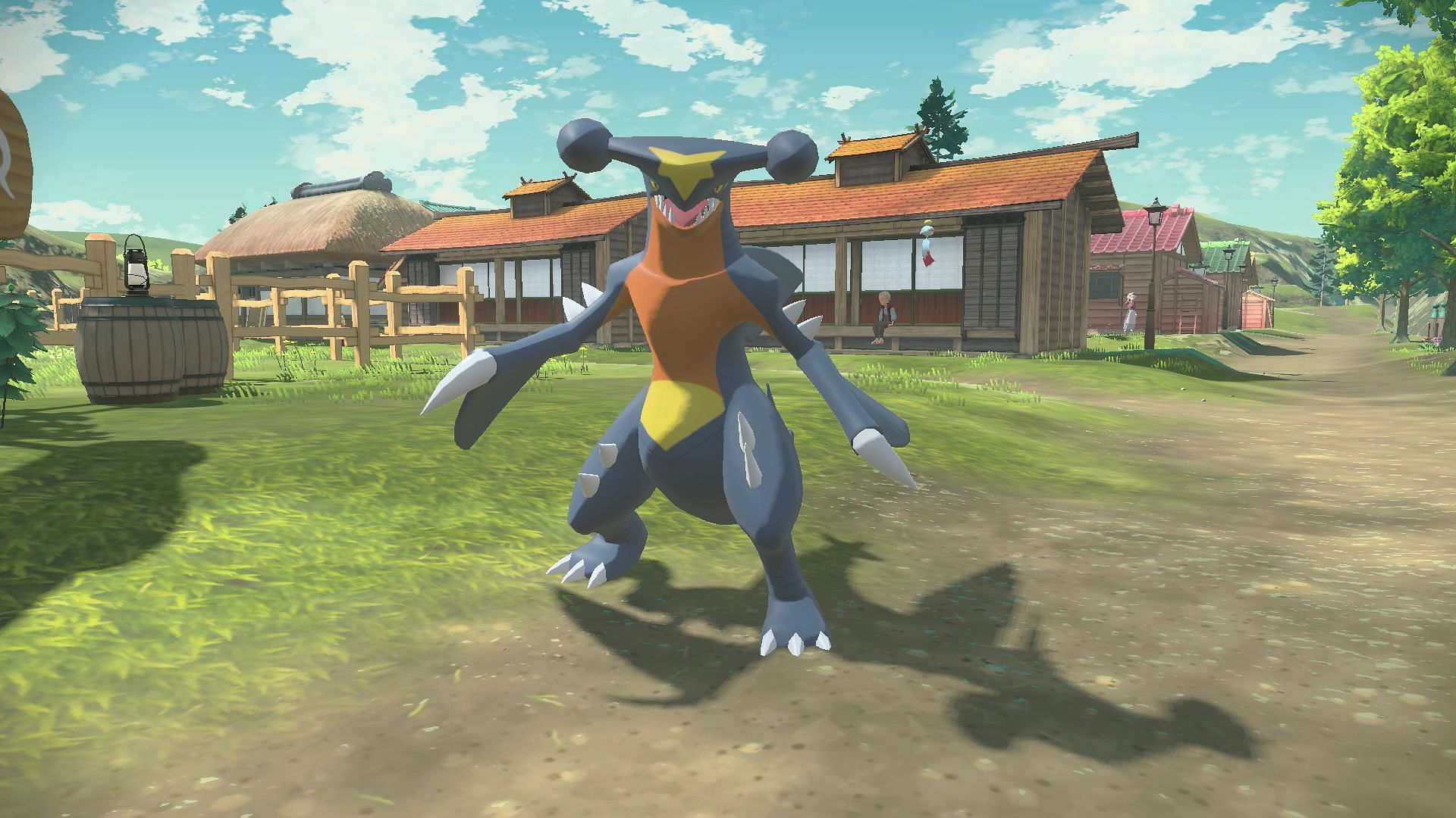 Garchomp, as seen in the main series. (Image via The Pokemon Company)