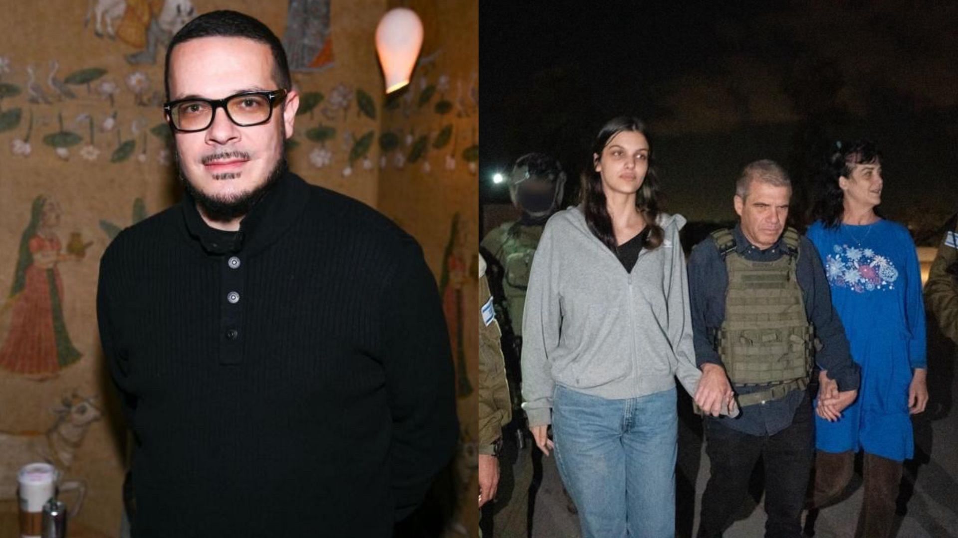 BLM activist Shaun King claims he helped free U.S. hostages. (Images via Twitter/@MatthewNichol5)