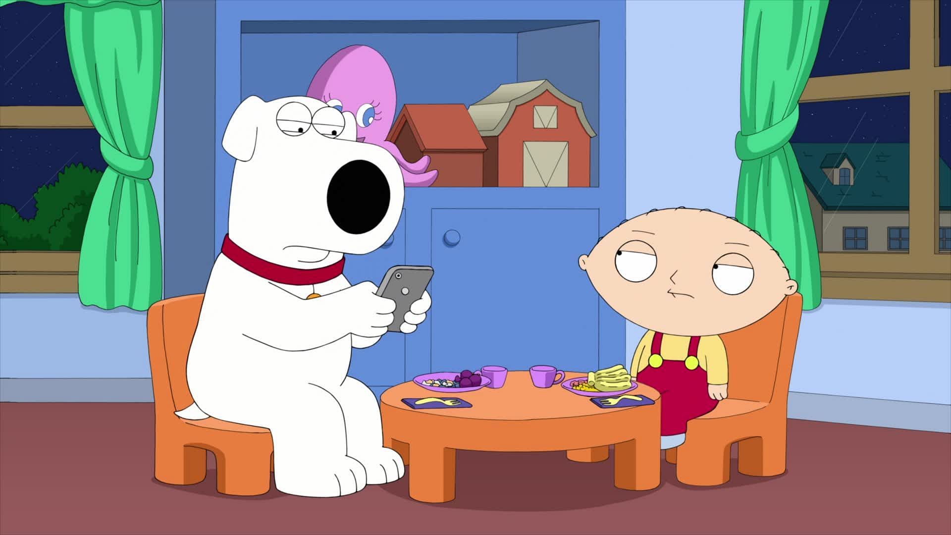 Family Guy season 22 episode 5 is available on Fox. (Image via Fox)