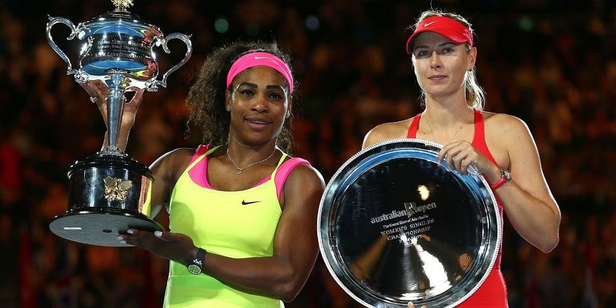 Williams and Sharapova at Australian Open