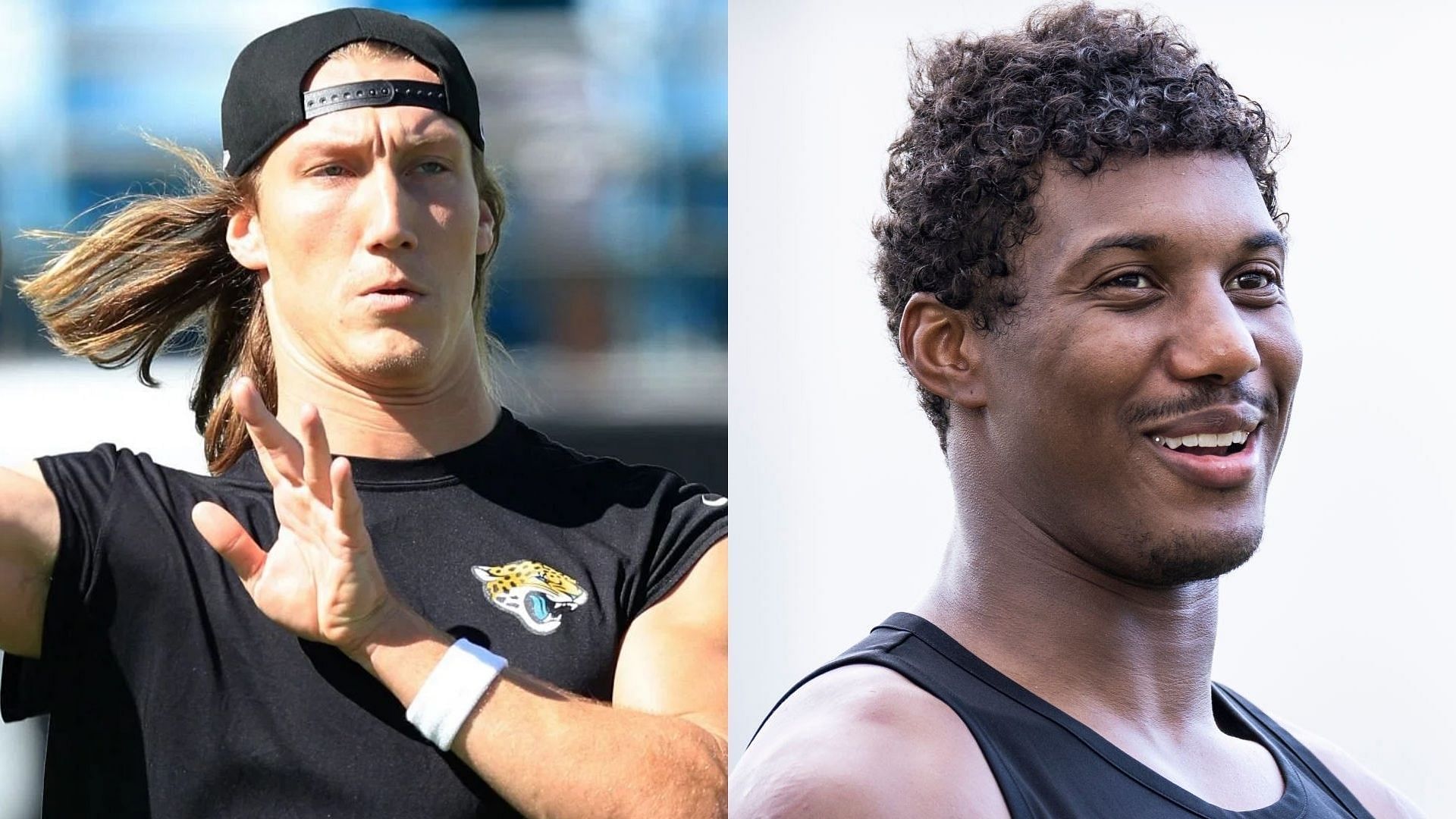 Trevor Lawrence and Zay Jones of the Jacksonville Jaguars (Image credit: James Gilbert/Getty Images)