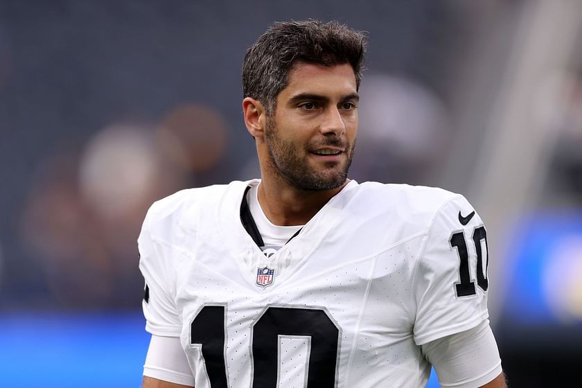 Is Jimmy Garoppolo playing today vs. Chargers? Raiders QB's status explored