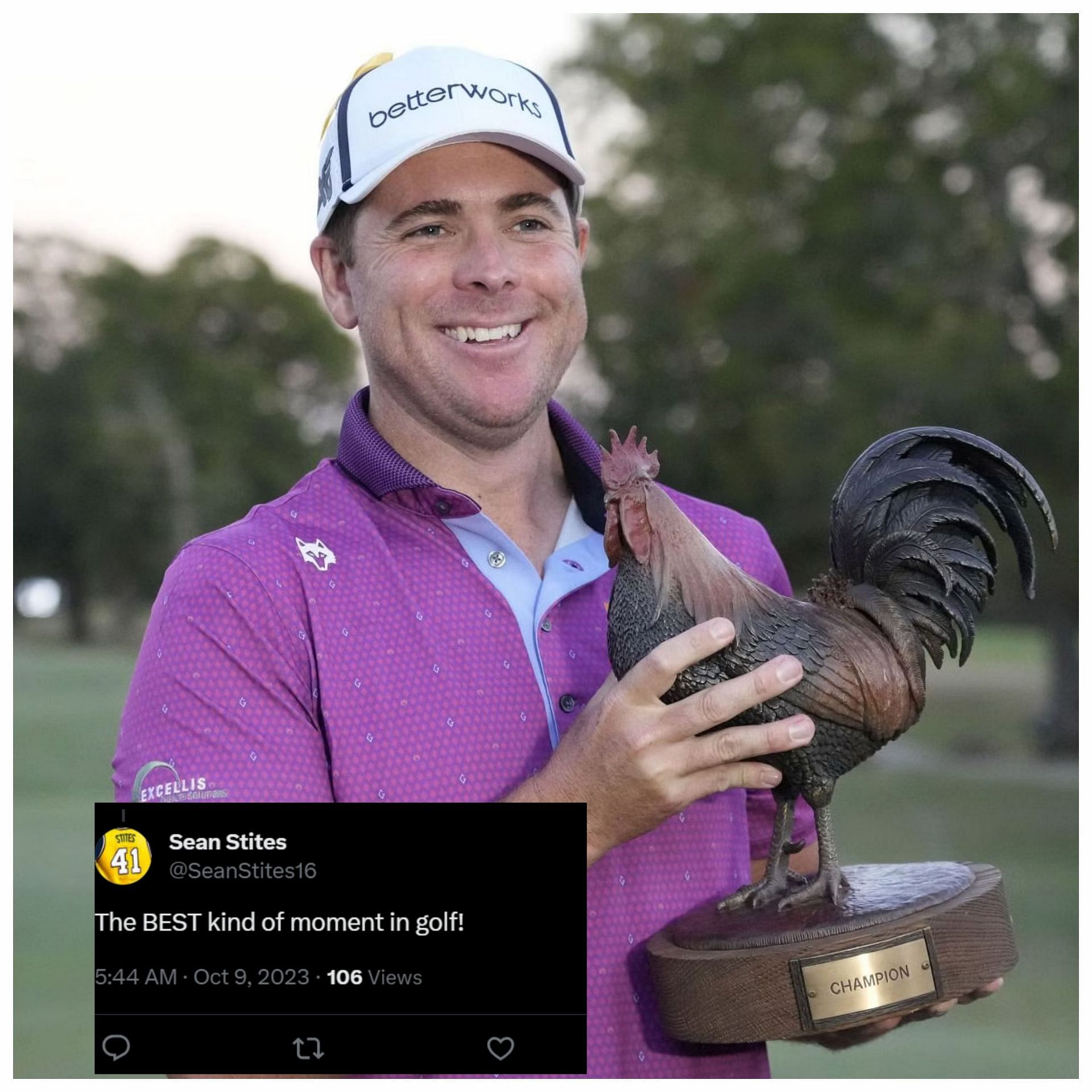 Luke List clinched Sanderson Farms Championship Trophy