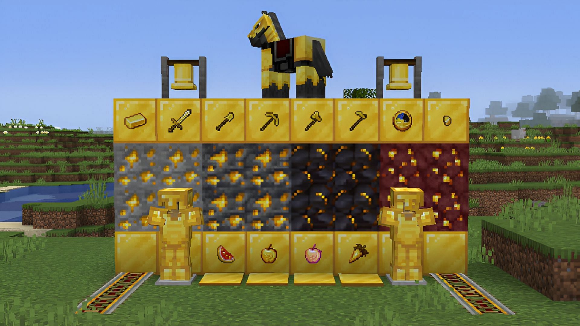 Gold can be a pretty useful resource in Minecraft (Image via RedAdventurer11/Reddit)