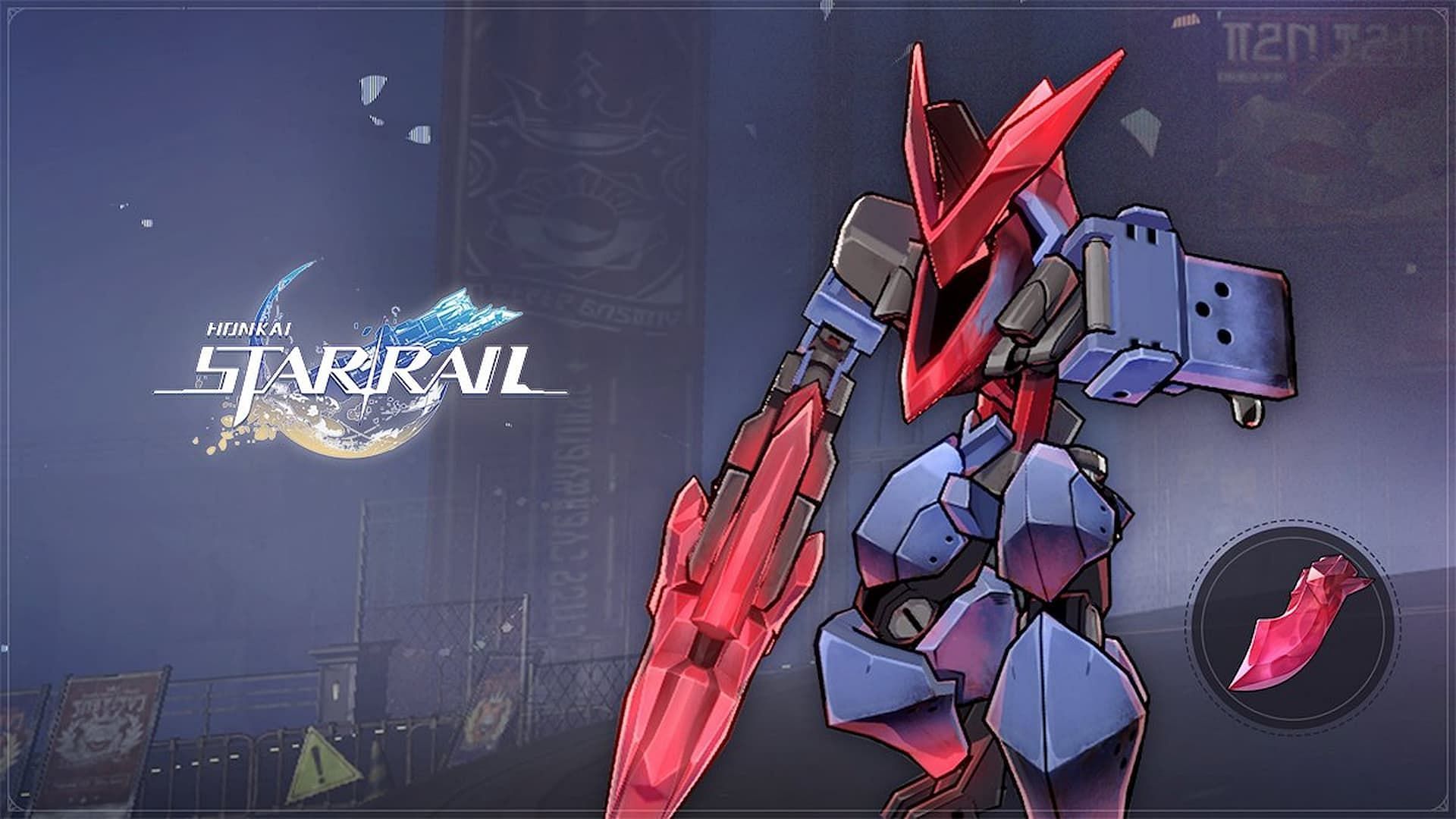The stage art for the event