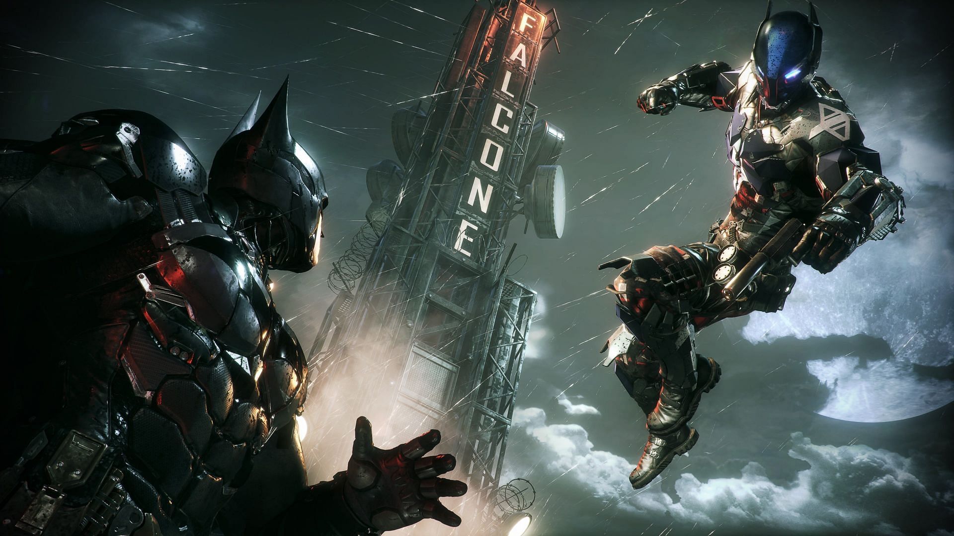Arkham Knight was the first game that allowed you to use the Batmobile (Image via Rocksteady)